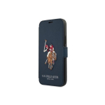 US US Polo Assn US Polo USFLBKP12MPUGFLNV iPhone 12/12 Pro 6.1" Navy/Navy Book Polo Embroidery Collection