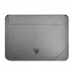 Case Case Guess Sleeve GUCS16PSATLG 16" Silver / Silver Saffiano Triangle Logo