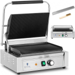 Royal Royal Catering Ribbed electric contact grill 33 x 22 cm 2200 W