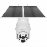 Tellur Smart WiFi Solar Camera P&T 3MP, 2K UltraHD, PIR, 20W solar panel, white