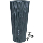 Prosperplast ALANA FLOWER RAINWATER 160L ANTHRACITE