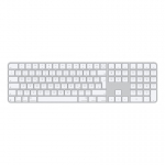 Apple Magic klaviatuur Universaalne USB + Bluetooth QWERTZ Saksa keel Valge