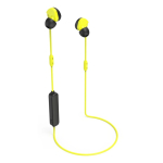 Hama Freedom Athletics II K&otilde;rvaklapp Juhtmevaba K&otilde;rvakonks, K&otilde;rvasisene Sport Bluetooth Must, Kollane