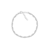 Brilio Brilio Silver Brilio Silver Sparkling silver bracelet with zircons BRC104W