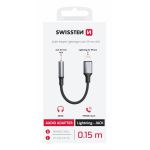 Adapteris Adapteris Swissten Lightning Male - 3.5mm Female Black