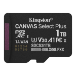 Kingston Kingston Technology Canvas Select Plus Gen3 1 TB MicroSDXC UHS-I Klass 10