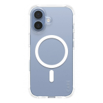 PanzerGlass CARE by &reg; Fashionable Case Samba Transparent w. White MagSafe iPhone 17 mobiiltelefoni &uuml;mbris Kate L&auml;bipaistev