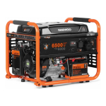 Daewoo GDA 7500DFE mootor-generaator 6000 W 30 l Bensiin Oranž, Must