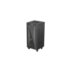 Lanberg FF01-6624-12BL p&uuml;stik 24U Eraldiseisev serverikapp Must
