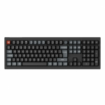 Keychron V6 Ultra 100% 8K Tri-Mode K POM Brown langaton mekaaninen n&auml;pp&auml;imist&ouml;, musta