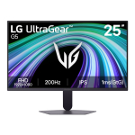 LG 25G523B-B PC lamekuvar 62 cm (24.4") 1920 x 1080 pikslit Full HD LCD Must