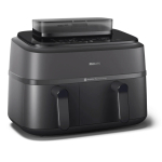 Philips 5000 series NA550/00 frit&uuml;&uuml;r Kahekohaline 9 l Eraldiseisev 2750 W Kuuma&otilde;hu frit&uuml;&uuml;r Must