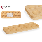 Bambusest Bambusest munahoidja, 12 pesaga, 1,6 &times; 30 &times; 11,5 cm, 90959, KINV