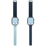 Moft Sport Band 46mm Apple Watchile, tumesinine - siluva udu
