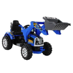 Lean Lean Cars Electric children's tractor with loader Blue