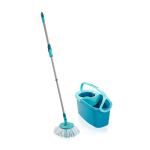 Leifheit CLEAN TWIST Ergo Disc Mop Set mopis&uuml;steem ja &auml;mber &Uuml;ks paak Sinine