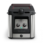 Tefal Clear Duo FR600D &Uuml;ksik 0,65 l Eraldiseisev 2000 W Frit&uuml;&uuml;r Must, Roostevaba teras