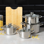 Cookware Cookware set in stainless steel Gusto 8-element AMBITION
