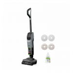 Bissell SpinWave + Vac Pet Pro Varstolmuimeja Patarei Kuiv & m&auml;rg Ts&uuml;klon Tolmukott 0,4 l Must, Hall