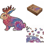 Fantasy Fantasy Puzzles Jackalope Wooden Puzzle L Size (300 pieces)