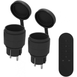 Orno Wireless MINI socket set, remote controlled 2+1, 2300W, IP44