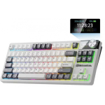 Royal Royal Kludge S85 RGB White Night wireless keyboard | 80% TKL, Hot-swap, Cloud switches, US
