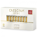 Labo, Labo, Crescina, Transdermic HFSC 1300, Kasvu Stimuleerimine, Ampullide Ravi Seerum, Peanaha jaoks, Meestele, 20 tk, 3.5 ml