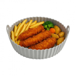 Noveen Colorovo silikooniline kauss friteerimiseks SI 406 18 x 6 cm hall &uuml;mmargune