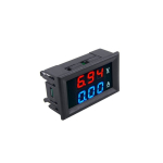 Oem Voltmeetri ja ampermeetri 0-100V - 1A - 0.28" punane/sinine - kestas