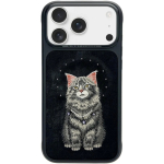 NIMMY juhul LUCKY FASHION CAT, mis on &uuml;hilduv MagSafe'iga IPHONE 18 Pro/17 Pro jaoks, must