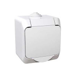 Schneider Schneider &Uuml;HENDUSKROON IP44 VALGE KADER+