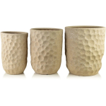 Mondex Mondex Since 1986 NEVA BEIGE 3 keraamilise katte komplekt 39x39x46cm 31.5x31.5x42.5cm 25.5x25.5x39cm