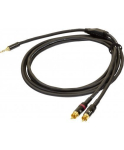 PROEL 3,5mm stereo male - 2 x RCA male, 3m, black