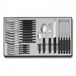 Victorinox Swiss Modern s&ouml;&ouml;giriistade komplekt 24 tk Must