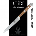 G&uuml;de Alpha paring knife 13 cm Pear Wood