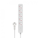 Savio Power strip 5 sockets 5m white LZ-10 5 vahelduvvoolu kontakt T&uuml;&uuml;p C Valge