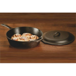 Lodge cast iron frying pan 30.4 cm deep with lid