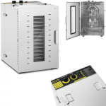 Royal Royal Catering Industrial food dryer for herbs, fruits and mushrooms, 16 grids, 1500 W