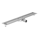 Shower Shower drain body Aco ShowerDrain C, 65 mm with horizontal flange, 885 mm