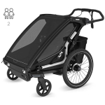 Thule Chariot Sport 2 Double Bike Trailer | G3 black