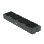 Barrow Dabel-60d Radiator 480 mm - black