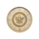 Atmosphera Beige wall clock with visible mechanism GIULIANA, &Oslash; 50 cm