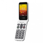Doro Leva L20 7,11 cm (2.8") 132 g Must, Valge Vanakooli telefon