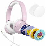 LAMAX SoundKid1 headphones - with headband - pink