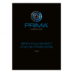 PrimaCreator SPFA film for 3D printers - 260x390mm