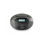 JVC RC-E444B Raadiom&auml;ngija Must