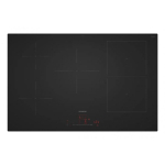 Siemens ED81AHWB1E pliidiraud Must Sisseehitatud 80 cm Tsooniga induktsioonplaat 5 tsoon(id)