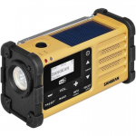 Sangean MMR-88 DAB+ (USB-C) kollane H&auml;daabina/K&auml;si- ja P&auml;ikeseenergia Raadio