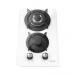 ISEASY MGBG-312A gaasipliit, 2 p&otilde;letit (valge)