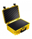 B&W Outdoor Case Type 5000 yellow with pre-cut foam insert